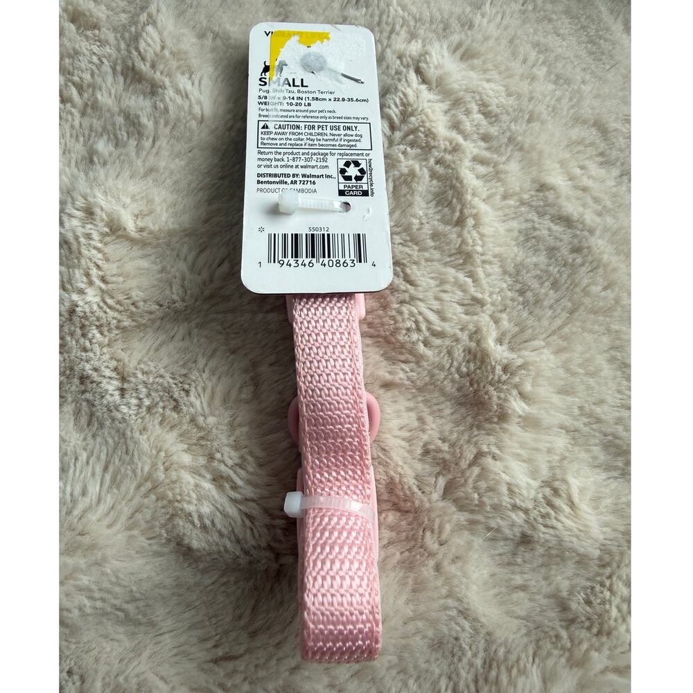 Vibrant Life Small Dog Collar Pink NWT - Picture 2 of 2